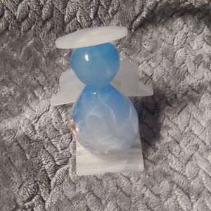 Aa52:Blue and White Angel Figurine